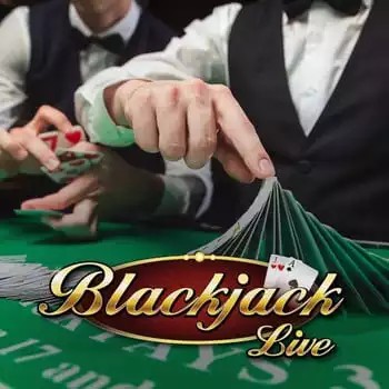 Live Blackjack game by Evolution – logo hosted on Realz Casino